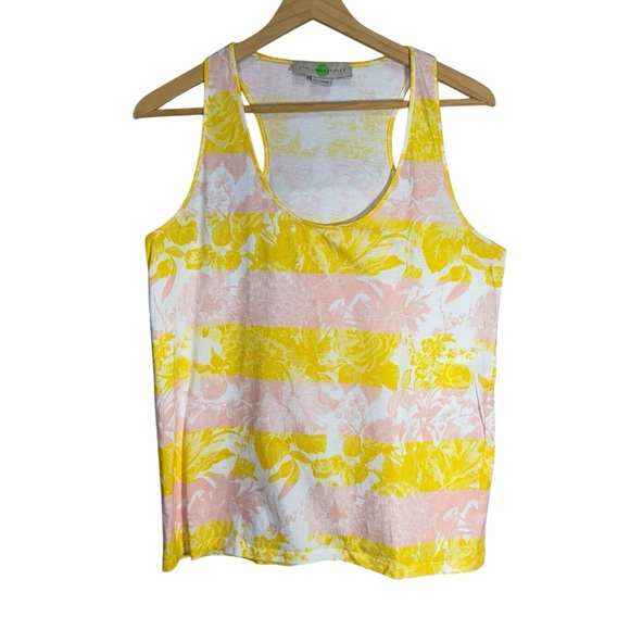 Stella McCartney Striped Floral Tank Top Italian Size 44 or US Size 8 - Picture 4 of 11